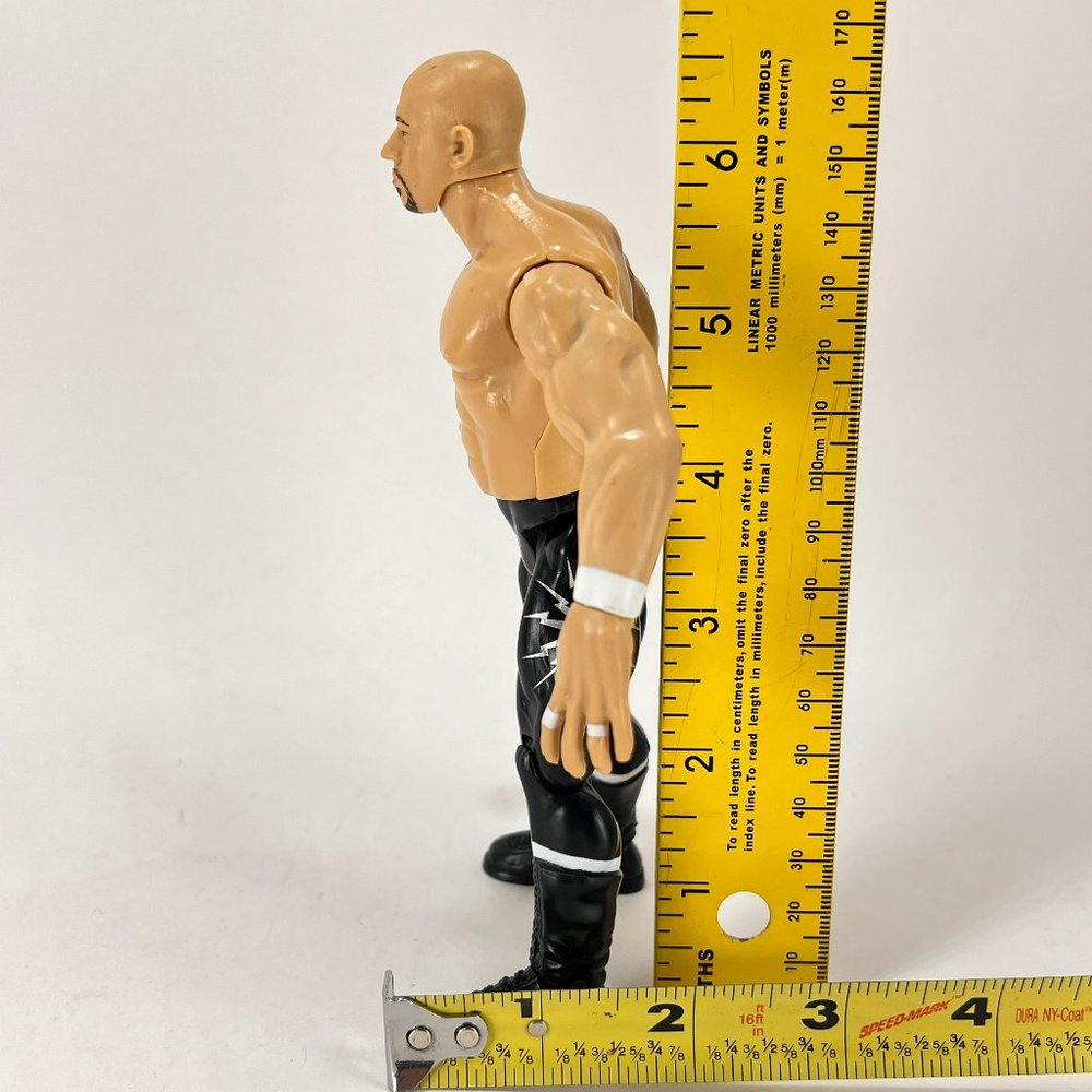 Vtg Justin Credible Wrestling Figure 1999 Jakks Pacific Titan Tron Live WWE - Picture 13 of 13
